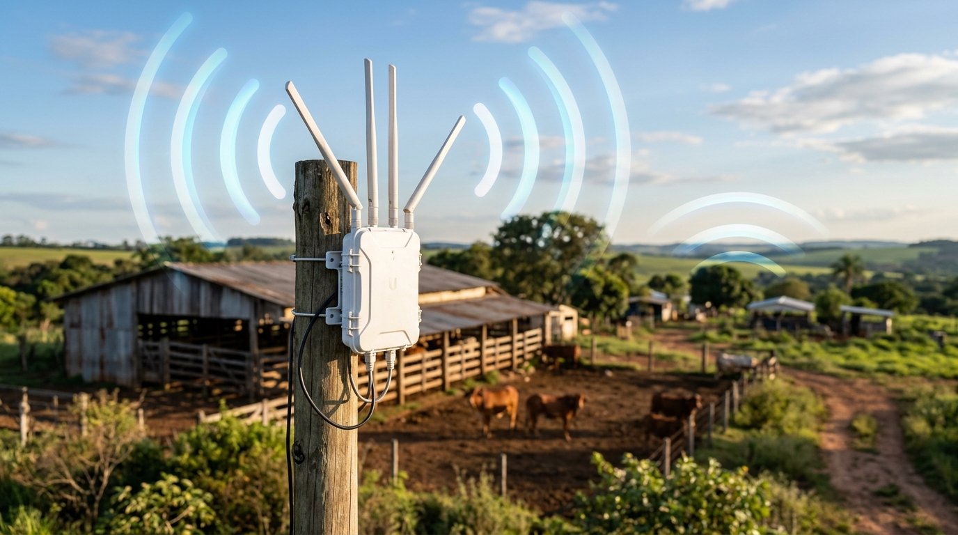 Roteador Wireless Outdoor Wavlink Ac1200mbps 2.4ghz 5ghz Alcance 1km